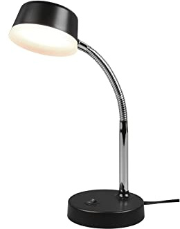 Reality Leuchten LED Tischleuchte Kiko R52501102, Kunststoff Schwarz, inkl. 4.5 Watt LED