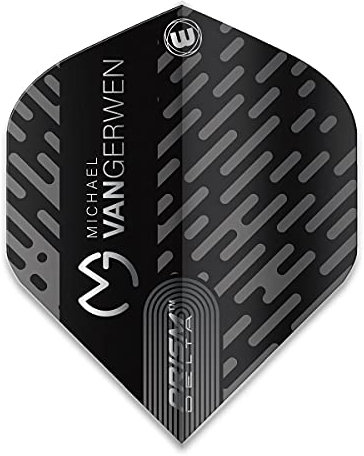Winmau Prism Delta Pro Player Michael Van Gerwen Dart Flights, MVG 214, 100 Mikron extra stark (3 Sets)