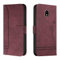 QIWEIQING Funda Samsung Galaxy J7 2017 con Tapa, Funda Movil Samsung Galaxy J7 2017, Funda Libro Samsung J7 2017 Carcasa Magnético Funda para Galaxy J7 2017 (EU Version).Red HX