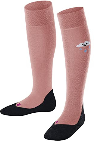 FALKE Unisex Kinder Active Rainboot Kniestrümpfe atmungsaktive schnelltrocknende klimaregulierende geruchshemmende Wolle Lyocell verstärkt dick gegen Schweiß für Gummistiefel 1 Paar | aus feuchtigkeitsregulierendem Funktionsmaterial