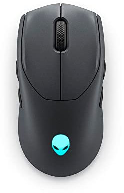 Alienware Tri-Mode AW720M Wireless Gaming Mouse, Optical Sensor, 8 Configurable Buttons, Fast-Charging, Grey