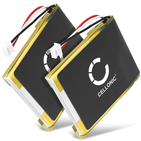 CELLONIC 2X Ersatz Akku AHB413645PCT für Sennheiser PXC 550, MB 660 Wireless Kopfhörer Ersatzakku 650mAh Batterie, Kopfhörerakku, Bluetooth Headset