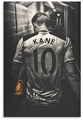 Harry Kane Professionelles Fußballspieler-Poster, England, Nationalmannschaft, Teamführer, 1 Wandkunst-Poster, Scroll-Leinwandbild, Bild, Wohnzimmer-Dekoration, Zuhause, 30 x 45 cm
