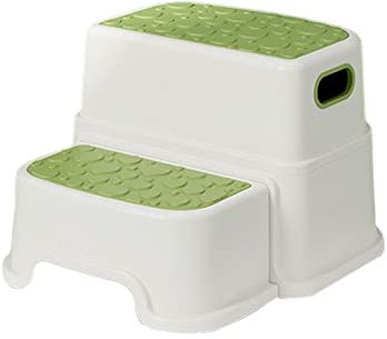 Balakaka Tritthocker für Kinder Zweistufiger with Non-Slip Surface Tritthocker Sehr Stabil 2-Stufen-Tritthocker Zerlegen Hocker für Kinder mit Griff für Badezimmer, Wohnzimmer, Küche und Toilette