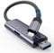 Lightning & USB 3.0 Kartenleser, [Apple MFi-Zertifiziert] 2-in-1 iPhone SD Kartenleser USB 3.0 Micro SD Kartenlesegerät TF Card Reader Adapter für iPhone/iPad/PC für SD/Micro SD/TF/SDHC/SDXC/MMC