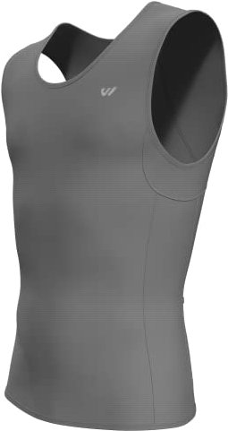 Lo.gas Ärmelloses Radtrikot Herren, Rennrad Trikot Leichtgewicht und Atmungsaktiv, Fahrradtrikot mit Gesäßtasche, Grau, L