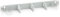 Equip 327312 19 Zoll Rack Mount Kabel Management Panel, hellgrau