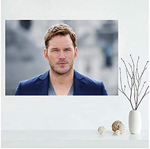 Poster Chris Pratt Filmschauspieler Poster Foto Porträt Bilder Wand Kunst Leinwand Malerei Poster Und Drucke Home Decor 50X70Cm Kein Rahmen
