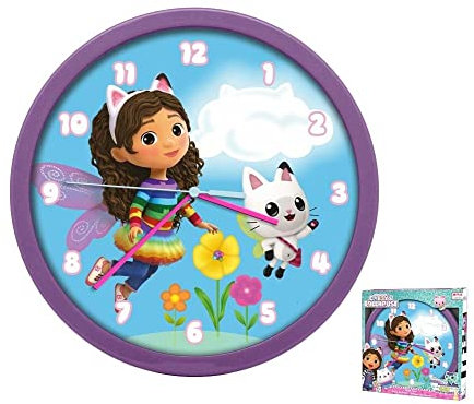 Reloj pared La Casa de Muñecas de Gabby