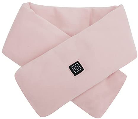 FakeFace Beheizter Schal mit 3-Stufige Temperatureinstellung USB-Heizschal, Elektrischer Warmer Schal, Nackenwärmer, Eeheizbarer Schal Nackenwickel, Eeated Scarf, Winterschals für Frauen Männer