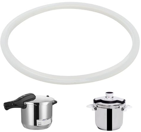 LEUUD Goma para Olla Express 22cm Diámetro, Junta de Goma para Tapa de Olla Rápida Compatible con WMF, Magefesa, Fagor etc, Repuesto Goma Selladora de Silicona Olla Express