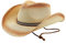 Faxianther Retro Strohhut Herren Damen Fasching Cowboyhut Westernhut Sonnenhut Panamahut Breite Krempe Stroh Hut Strandmütze Kappe Travellerhut Sommerhut mit Futterband