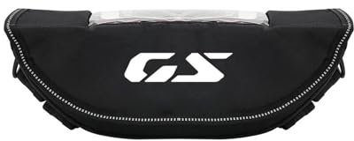 BOLNEY Leder schwarz WASSERDICHT LANGLEBIG EINFACHE Insta Für BW@&M R1300GS R 1300 GS F900GS F 900 GS F 800 GS 2024 wasserdichte Motorradtasche Aufbewahrung Lenkertasche Reisewerkzeugtasche(C)