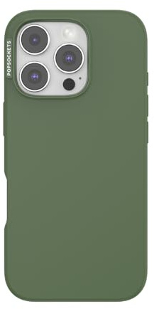 PopSockets iPhone 16 Pro Case Compatible with MagSafe, Phone Case for iPhone 16 Pro, Wireless Charging Compatible, Case Only - Olive