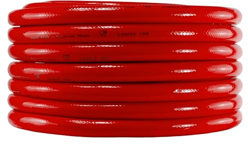 10mm Food Grade hot/Cold Water Pipe for caravans/motorhomes/Boats,Reinforced 4 Layers Flexible Reinforced Hose (5m)