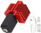 Hotend-Kit für Bamboo Lab 3D-Drucker, verbesserte abnehmbare gehärteten Stahl 0,4 mm Düse, alle Metall-Heißende mit 60W Keramik-Heizung für Lab Serie