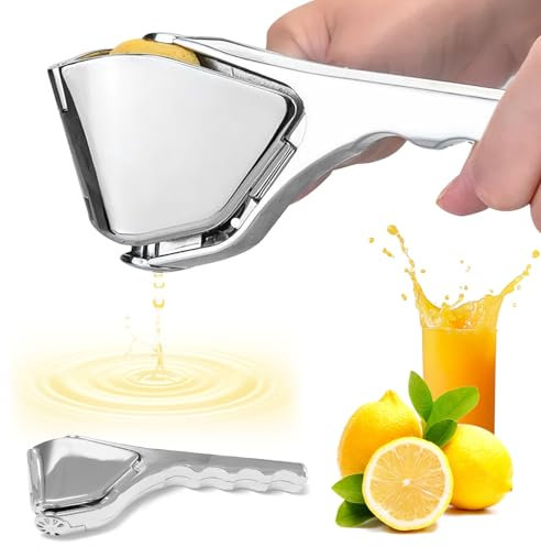 Jinfanshurich Spremiagrumi, Robusto Spremiagrumi in Acciaio Inox Spremiagrumi Manuale a Mano per Limoni, Lime & Arance Gadget da Cucina Premium per Succo Fresco