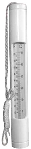 Hbbgdiy Pool -Thermometer sinkend Typ 0 bis 50 ° C Genaue schwimmende Wasserthermometer mit Schnur für Pool Spa Aquarium Teich Innen im Freien im Freien.