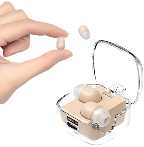 Mini Invisible Small Bluetooth Earbuds For Small Ears Low Profile Tiny Hidden Discreet Smallest Earbuds For Work Invisible Ear Buds Headphones