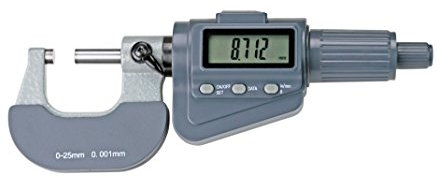 CNC QUALITÄT Digital Bügelmessschraube 0-25 mm - mit Friktionsratsche - DIN 863