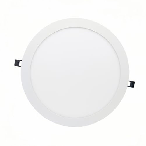 ONSSI Placa LED de Techo 24W Circular Superslim Panel Downlight LED Empotrado (Blanco Frío,6000k)