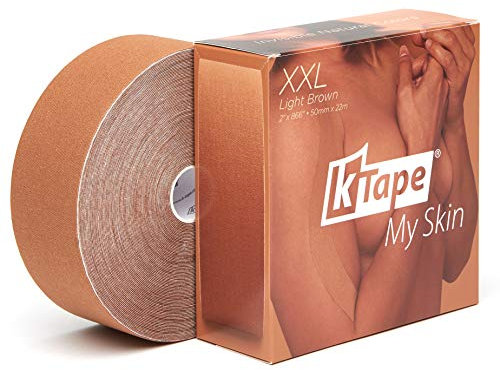 K-Tape® My Skin Light Brown XXL (Rouleau en vrac, 5 cm x 22 m) [Brun Clair]