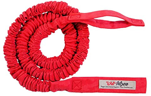 TowWhee - The Original Bike Bungee Tow Rope for Kids | MTB & Cycling Stretch Pull Strap for Riding Further with Your Child | Compatible with Any Bicycle