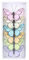 Gisela Graham Set of 6 Pastel Clip On Butterfly Decorations