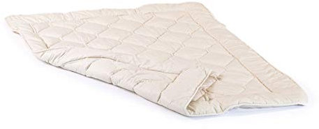 bionik by BioKinder Ganzjahresdecke Steppdecke Bettdecke aus Schurwolle 100 x 135 cm Hülle: Batist aus 100% Bio-Baumwolle, Füllung: 100% Bio-Schurwolle