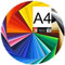 5 x DIN A4 Bogen 29,7x21cm 751C Plotterfolie Folie Vinyl Autofolie Selbstklebend Möbelfolie (930 Gold, 5er Set)
