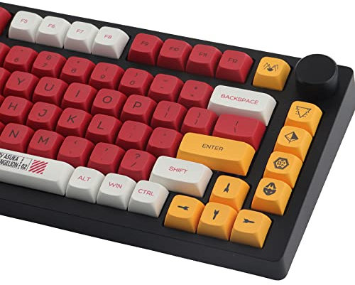 PBT Keycaps 138 Tasten XDA-Profil Dye-Sublimation für ANSI(US) Layout Gateron Kailh Cherry MX Switches Mechanische Tastaturen