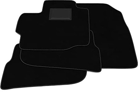 Fußmatten kompatibel mit Mitsubishi Space Star 2016-2022 ohne Dekoration, personalisiertes Automatten-Set, Teppich-Set, Autoteppich