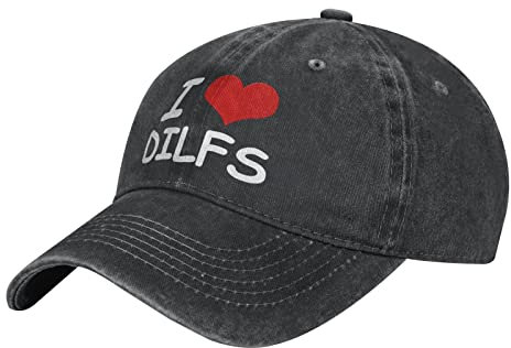 874 Baseballkappe Ich Liebe Dilfs Baseball Mützen Atmungsaktiv Trucker Cap Casual Basecap Für Running Outdoor Sport