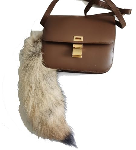 Adynice Schlüsselanhänger Tierschwanz Handtaschenhaken Anhänger hängender Schlüsselring Haustierspielzeug Pelzanhänger