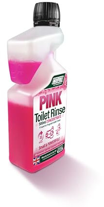 Maypole 500ML Superior Pink Toilet Rinse For Caravans, Motorhomes, Portable Toilets
