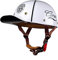 Mezzo Casco Jet Moto Retrò Casco Scodella Portatile, ECE Omologato Mezzo Elmetto da Moto Retrò per Uomo Donna Biker Cruiser Scooter Touring G,M