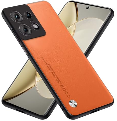 RankOne Custodia Compatibile con Motorola Moto Edge 50 Pro (6.7) Cover Case - Arancia