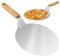 ANKA Pala para pizza, corteza de pizza de 10 pulgadas para pizza, pasteles, pan, tartas – Aluminio – Pizza Peel