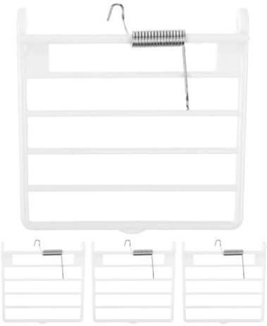 Toddmomy Porta a Molla per Gabbia Uccelli Accessorio di Sostituzione in Plastica 2 Pezzi per Sportello Gabbia Uccelli Piccioni Pappagalli Facile Installazione Sicurezza