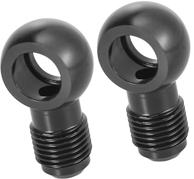 A ABSOPRO 2pcs 12mm Fuel Banjo Fitting 6AN Fuel Line Adapter for Car | Item Replacement