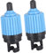 KITANDOVE 2St Luftventiladapter aufblasbarer Pumpenadapter universeller Adapter Kompressor schlauchboot Adapter Aufblasbares Boot Adapter Luftpumpenadapter Pumpenkopfanschluss Gummi Blue