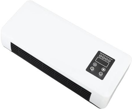 Chauffage Mural électrique, Chauffage Rapide 1500 W, Minuterie 24 Heures, Support de Séchage de Serviettes, WiFi, Effet Ventilateur Froid, Salle de Bain, Grande Pièce, (Prise UE
