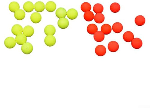 Juego de 100 bolas flotantes de espuma para pesca para mejorar tu tasa de captura (7# rojo)