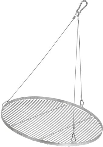 BBQ-Toro Edelstahl Grillrost Rund | Ø 70 cm | Grillgitter mit Seilaufhängung, Hänge Rost für Schwenkgrill | Hängegrill Rost für Dreibein, BBQ Grill Rost | Outdoor Rost, Gitter Rost, Grillzubehör