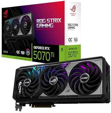 ASUS GeForce RTX 5070Ti GAMING ROG STRIX 16GB OC GDDR7 PCIe 5.0 Graphics Card