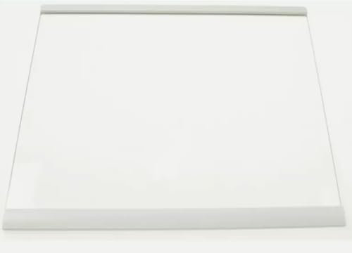 MyApplianceSpares Glass Shelf with Front & Rear White Trim Profiles 299 x 255 mm for Logik Fridge Freezer
