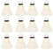 lvifloae 12PCS 1005 Goose Feather Durable Badminton Shuttlecocks Sports Training Practice Set