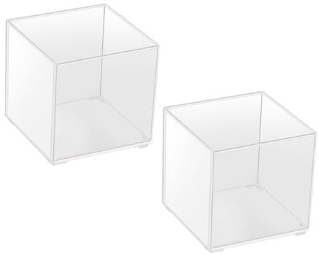 TOYANDONA 2 Stück Pflanzer Große Transparente Vase für Dekorative Pflanzen Terrarium für Sukkulenten Desktop für Hydrokultur und Pflanzenarrangements