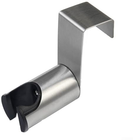 Support en acier inoxydable pour douchette et bidet - Fixation murale ou WC - Convient pour divers appareils de salle de bain