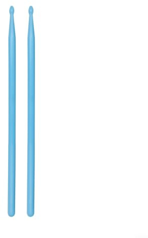 Baguettes lumineuses 5A en nylon phosphorescent pour performance sur scène – Bleu fluo, vert, rose 385 mm